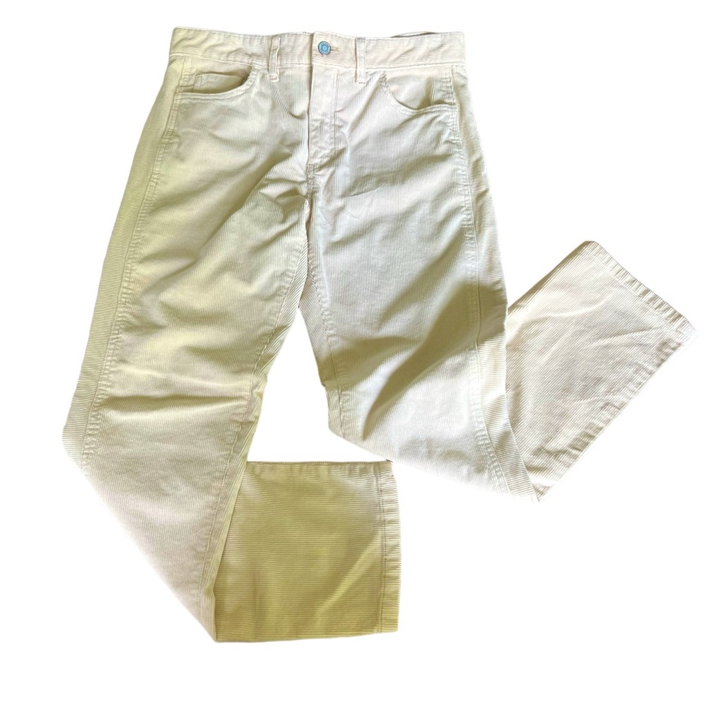 Anthropologie‎ Picro creamy white corduroy, boyfriend slim size 29